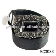 2014 Women's PU Plain Belt PU Belt With Copper Buckle